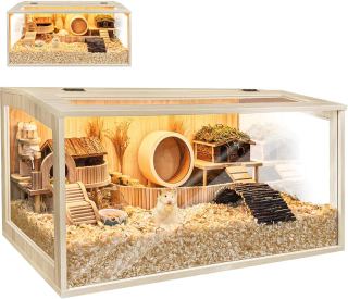 Large Hamster Cage - Chewproof & Spacious