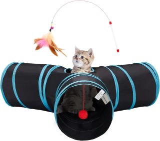Collapsible Cat Tunnel - Fun for Kittens & Cats